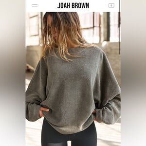 Joah Brown Sherpa pullover “oakmoss Sherpa”